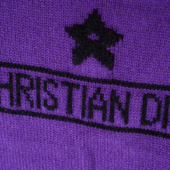 Dior Purple Cashmere Knit Top 34