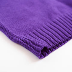 Dior Purple Cashmere Knit Top 34