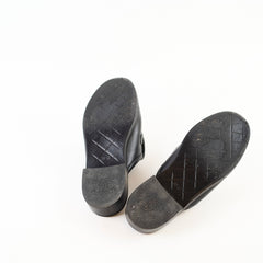 Chanel CC Turnlock Flat Mules size 36.5