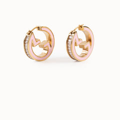 Gucci Pink Blondie Crystal Earrings
