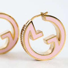 Gucci Pink Blondie Crystal Earrings
