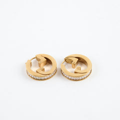 Gucci Pink Blondie Crystal Earrings