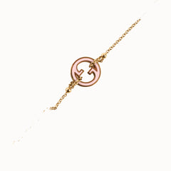 Gucci Pink Blondie Crystal Bracelet