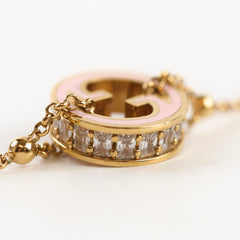 Gucci Pink Blondie Crystal Bracelet