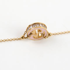 Gucci Pink Blondie Crystal Bracelet
