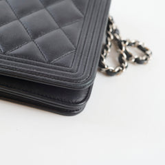Chanel Boy WOC Quilted Lambskin Black