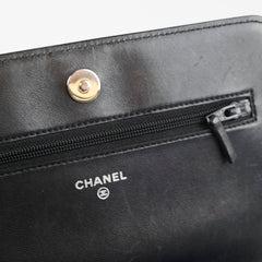 Chanel Boy WOC Quilted Lambskin Black