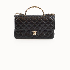 Chanel Small Crystal Top Handle Flap