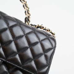 Chanel Small Crystal Top Handle Flap