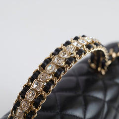 Chanel Small Crystal Top Handle Flap
