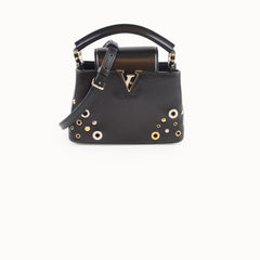 Louis Vuitton Mini Capucines Robot Leather Black