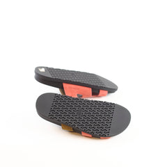 Hermès Chypre Flat Sandals Suede Rouge Tomette/Terre Ambree Z Stamp - Size 38.5
