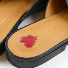 Gucci Pricetown Mules Leather Black - Size 36