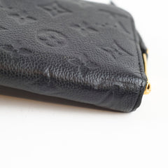 Louis Vuitton Clemence Wallet Black