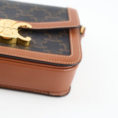 Celine Teen Triomphe Canvas Brown