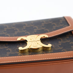 Celine Teen Triomphe Canvas Brown