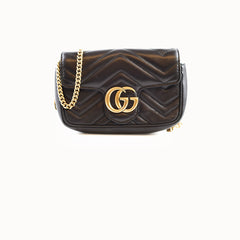 Gucci Super Mini Marmont Black