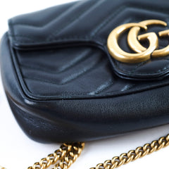 Gucci Super Mini Marmont Black