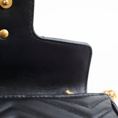 Gucci Super Mini Marmont Black
