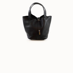 Hermes Picotin 22 Clemence Black - Y Stamp (2020)
