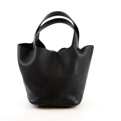 Hermes Picotin 22 Clemence Black - Y Stamp (2020)