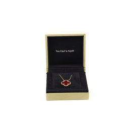 Van Cleef & Arpels VCA Magic Alhambra Prince Edition Carnelian Necklace