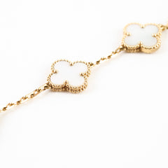 Van Cleef & Arpels Vintage Alhambra Mother Of Pearl MOP Bracelet