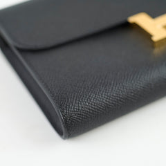 Hermes Constance To Go Black Epsom GHW 2025