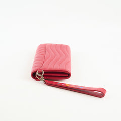 Louis Vuitton New Wave Long Wallet Leather Rouge