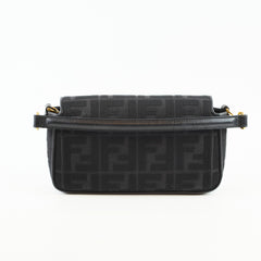 Fendi Medium Baguette Zucca Black
