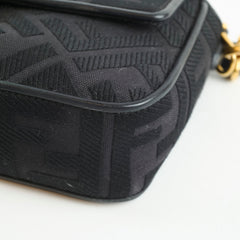 Fendi Medium Baguette Zucca Black