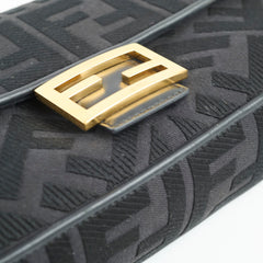 Fendi Medium Baguette Zucca Black