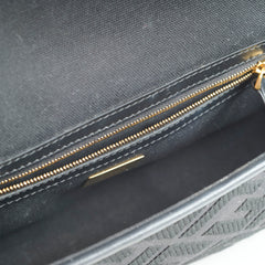 Fendi Medium Baguette Zucca Black