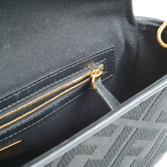 Fendi Medium Baguette Zucca Black