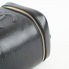 Chanel Vintage Timeless Vanity Bag Caviar Black