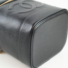 Chanel Vintage Timeless Vanity Bag Caviar Black