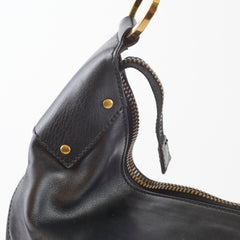 Gucci Leather Hobo Bag Black