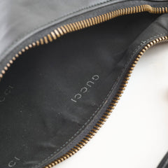 Gucci Leather Hobo Bag Black