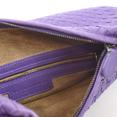 Bottega Veneta Intrecciato Purple Hobo with Wallet