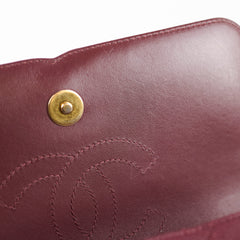 Chanel CC Filigree Flap Caviar Burgundy