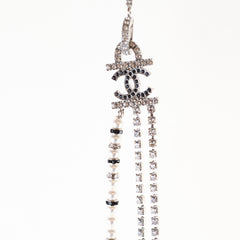 Chanel Long Necklace Crystal Pearl Costume Jewellery