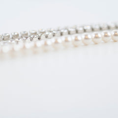 Chanel Long Necklace Crystal Pearl Costume Jewellery