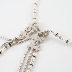 Chanel Long Necklace Crystal Pearl Costume Jewellery