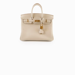 Hermes Birkin 25 Swift Beton A Stamp
