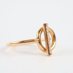 Hermes Echappee Ring Small Model Size 50