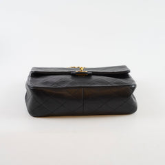 Chanel Vintage Flap Black 2 series with 24k GHW
