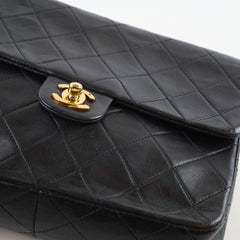 Chanel Vintage Flap Black 2 series with 24k GHW