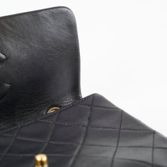 Chanel Vintage Flap Black 2 series with 24k GHW