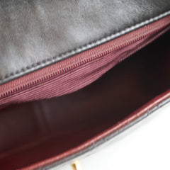 Chanel Vintage Flap Black 2 series with 24k GHW