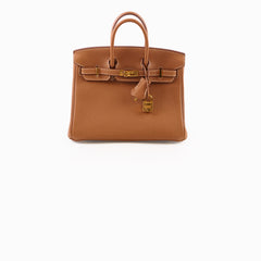 Hermes Birkin 25 Gold GHW Togo - Stamp Z